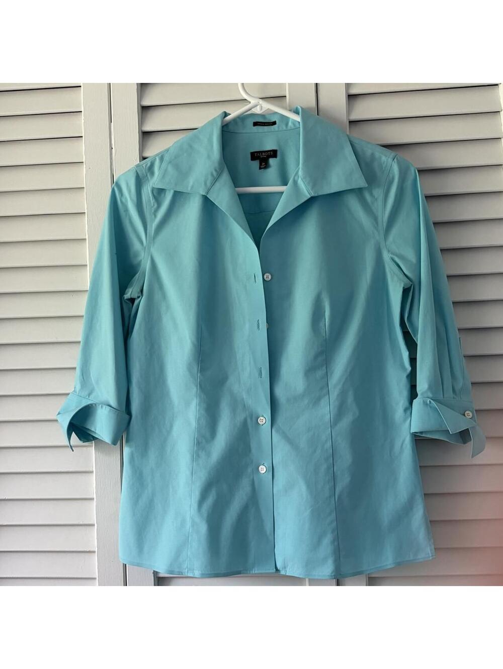 Talbots Women's Blue Blouse